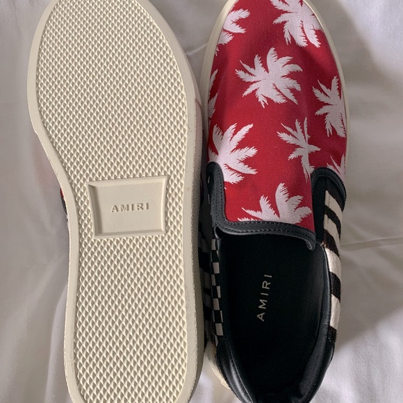 AMIRI Slip On Palm Patchwork Sneakers - Picture 7 of 7